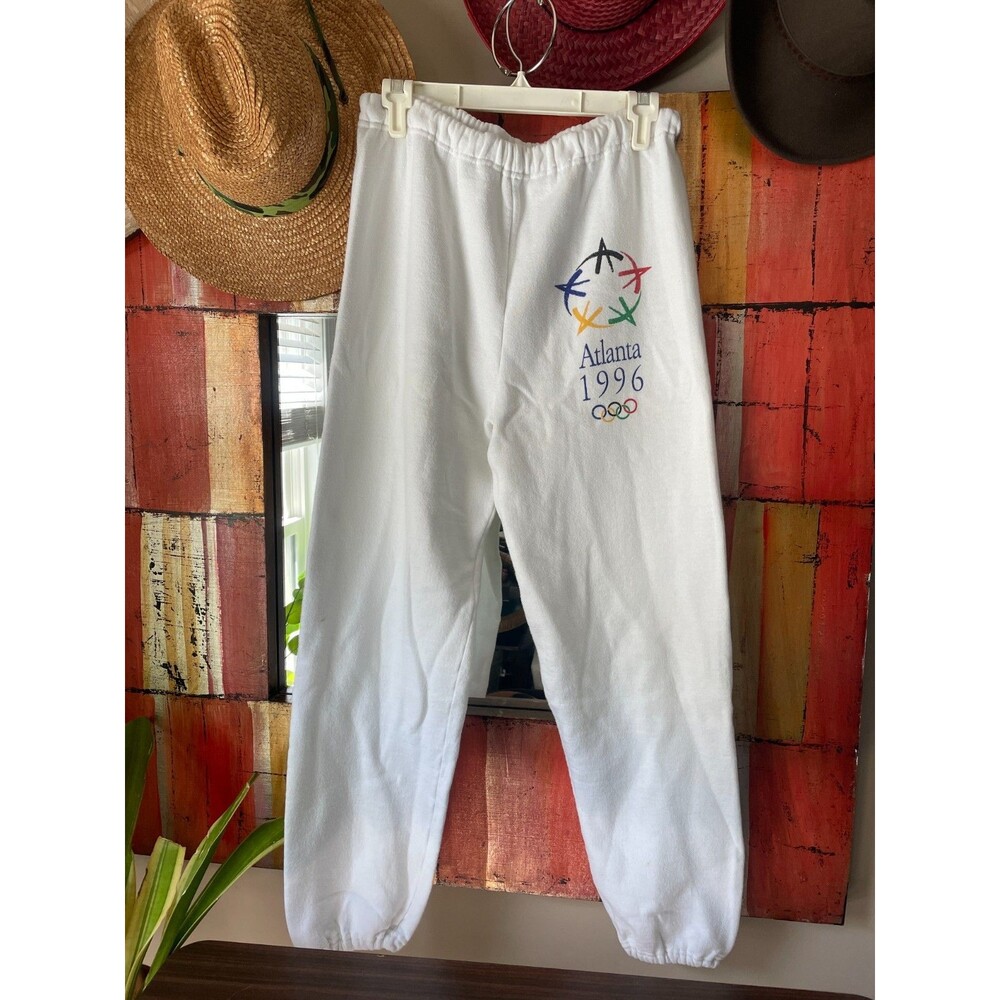 Vintage Atlanta Olympic Games Track Pants Sweat Pants Mens Size L 1996